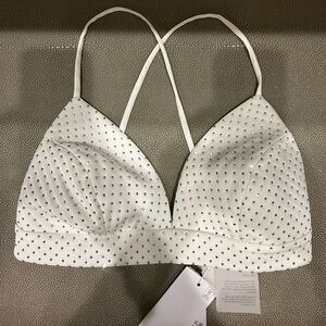 Nadine Merabi Kira Bra Top in white, Size S